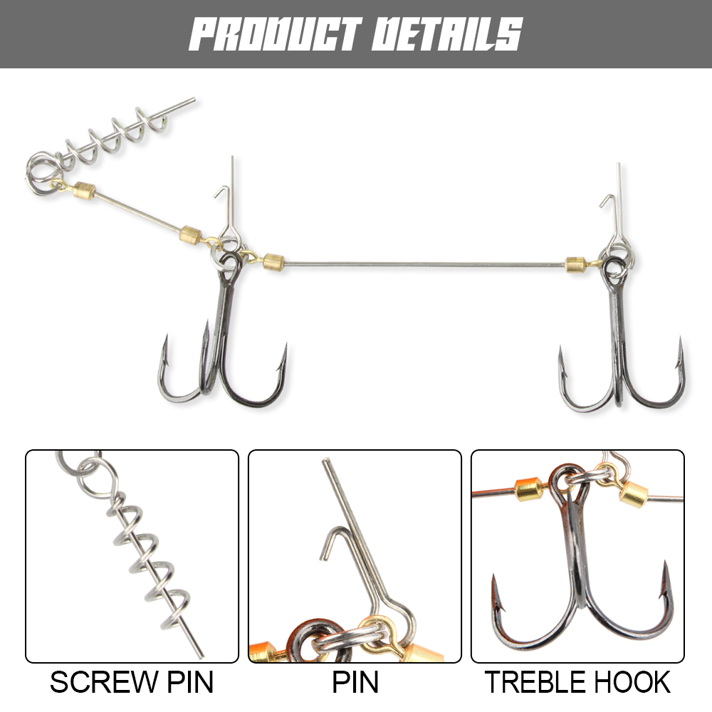 Spinpoler Pike Stinger Rig Hoo - Fishing Lure Swimbait 评论和价格