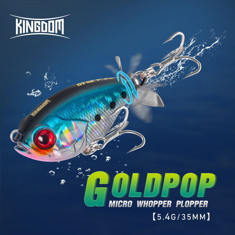 Kingdom Propeller Topwater Pop - Fishing Lure Popper 评论和价格