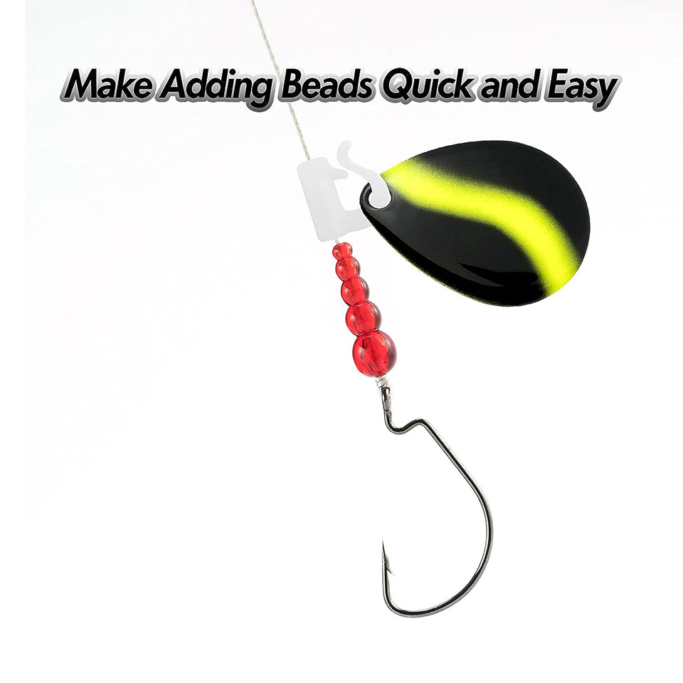 50PCS Stacked Fishing Beads Tr - Fishing Lure Spinner 评论和价格