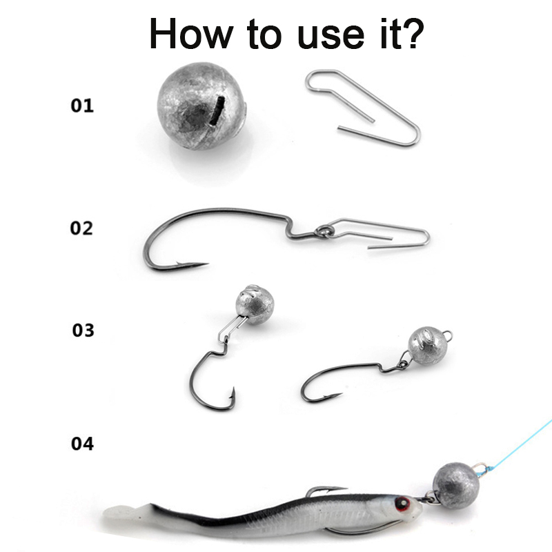 Simpleyi 5pcs/Lot Lead Weight  - Fishing Lure Jig 评论和价格