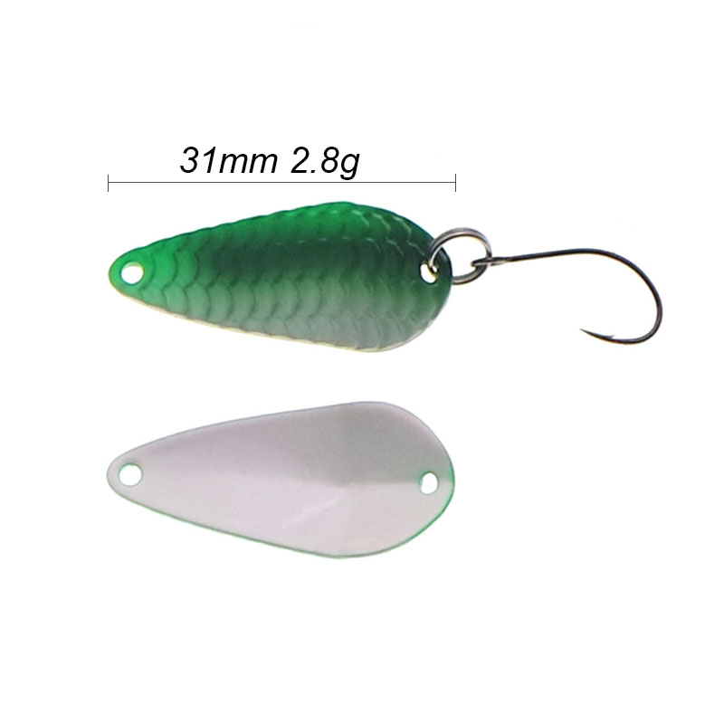 Fishing Trout Spoon Single Hoo - Fishing Lure Spoon 评论和价格