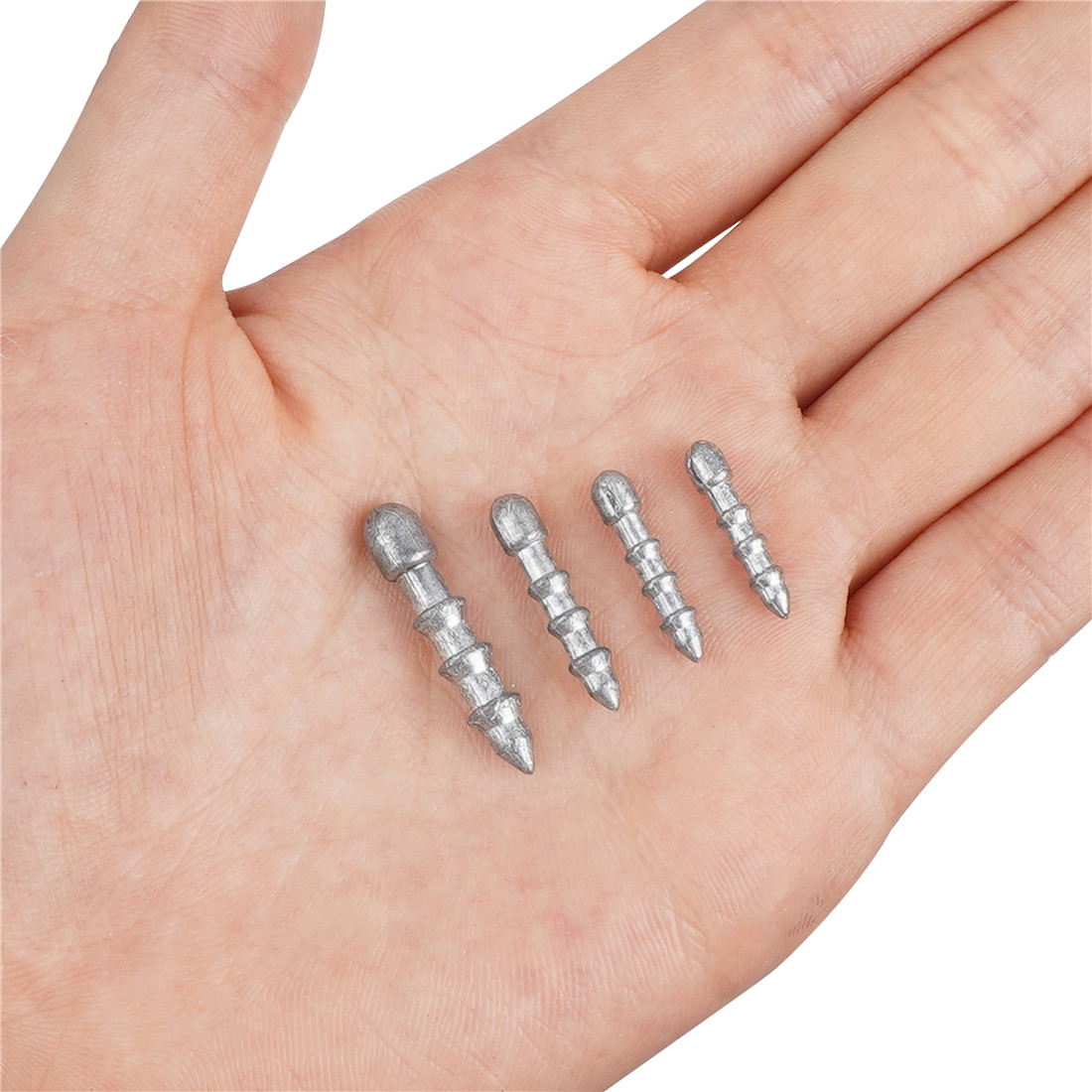 60PCS Nail weights Worm Fishin - Fishing Lure Accessories 评论和价格