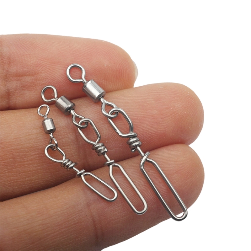 10Pcs Stainless Steel Quick Sn - Fishing Lure Kit 评论和价格