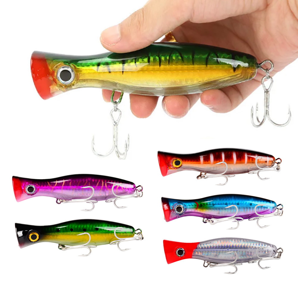 PROBEROS 1pc 13cm 43g Popper F - Fishing Lure Popper 评论和价格