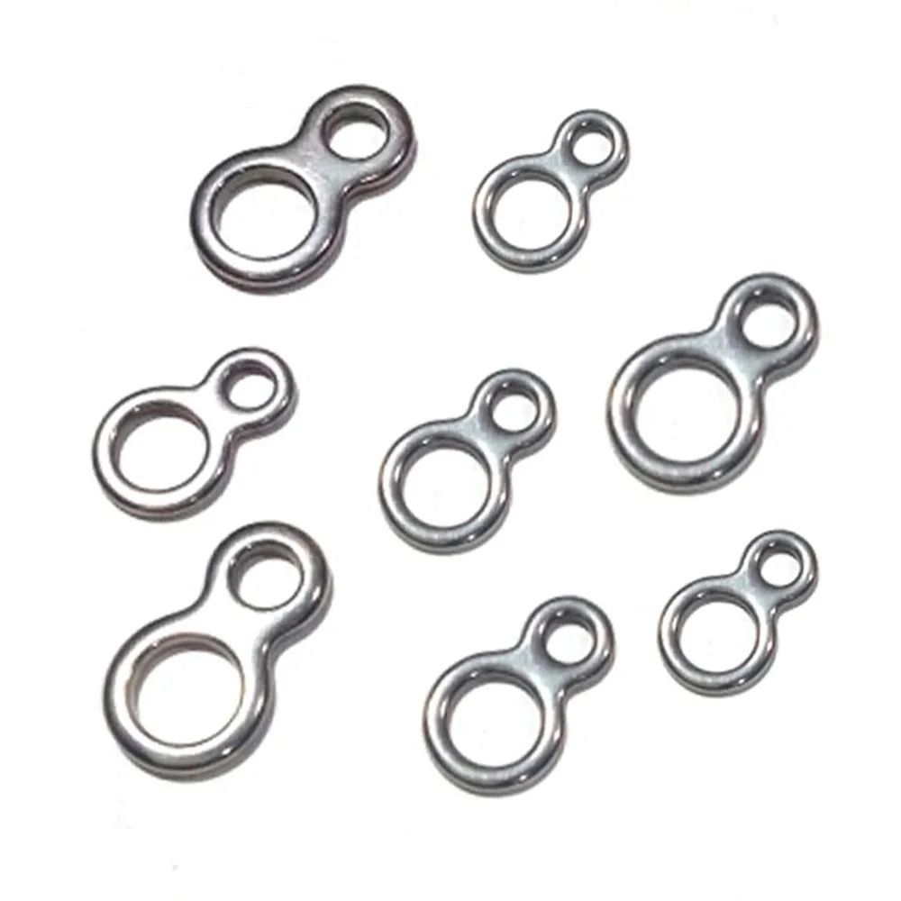 10Pcs Fishing Solid Ring Stain - Fishing Lure Jig 评论和价格
