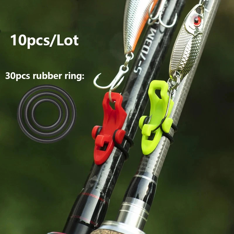10pcs Fishing Rod Pole Hook Ke - Fishing Lure Jig 评论和价格