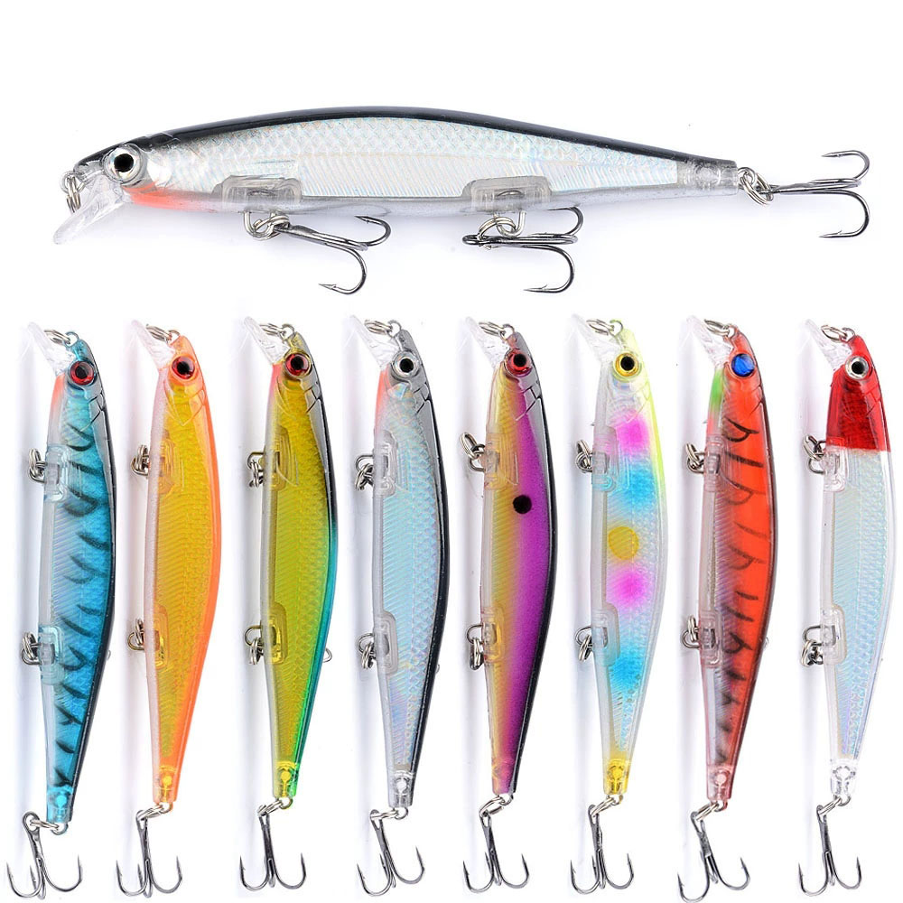 1pc Laser Sinking Minnow Fishi - Fishing Lure Swimbait 评论和价格