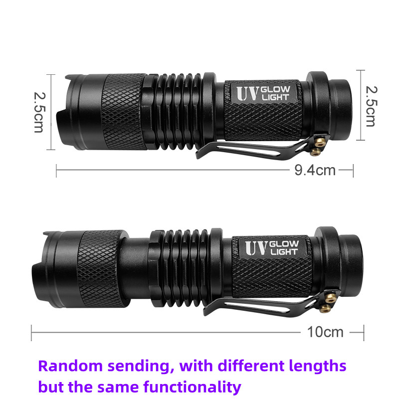 Mini UV Flashlight 395nm Ultra - Fishing Lure Kit 评论和价格