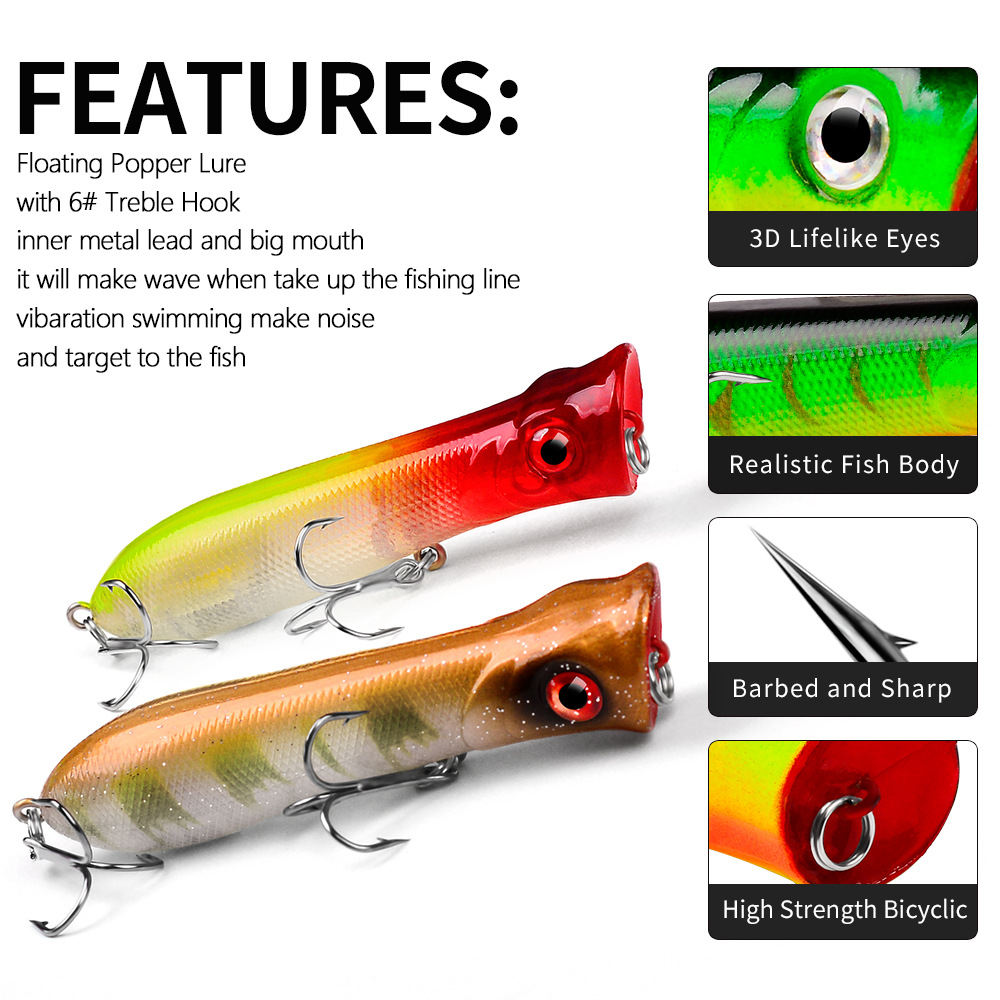 Premium Long Casting Popper fo - Fishing Lure Popper 评论和价格