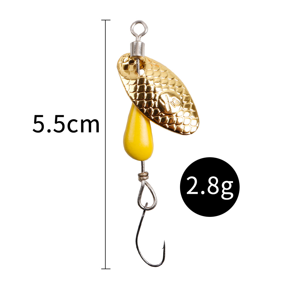 2Pcs Spinner Spoon Metal Bait  - Fishing Lure Swimbait 评论和价格