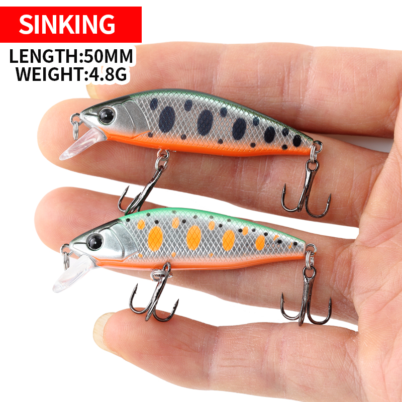 5cm4.8g Sinking Minnow Fishing - Fishing Lure Crankbait 评论和价格