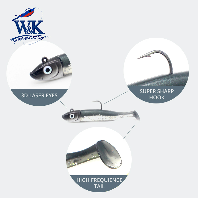 2 SET Saltwater Fishing Baits  - Fishing Lure Soft Plastic 评论和价格