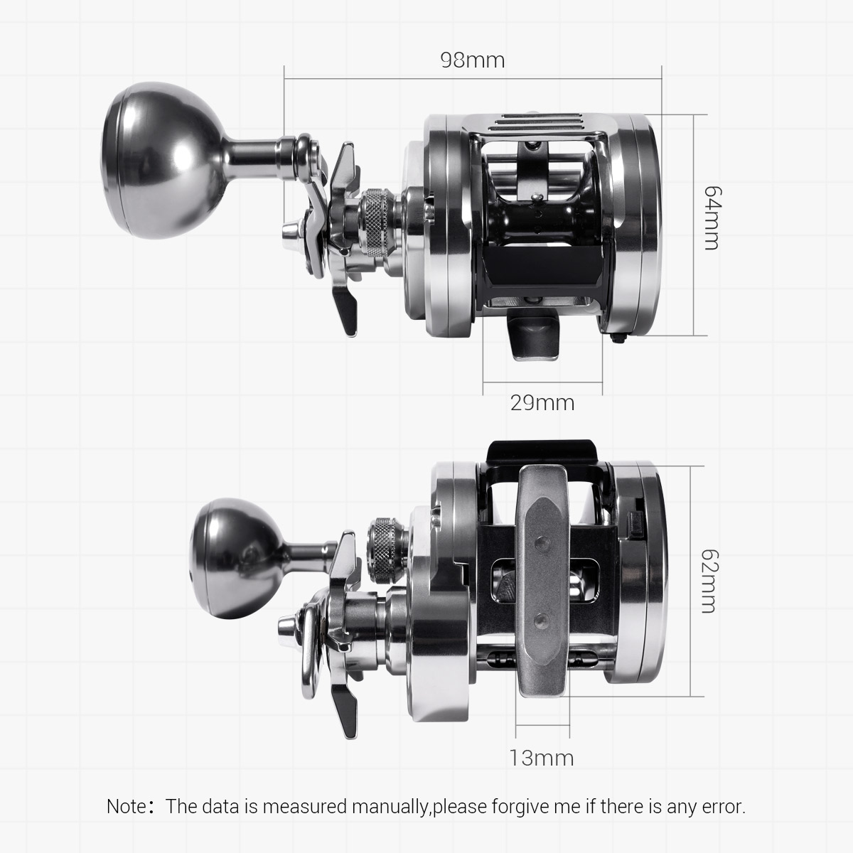 NOEBY Gainers Jigging Reel Met - Daiwa Reel Bg 评论和价格