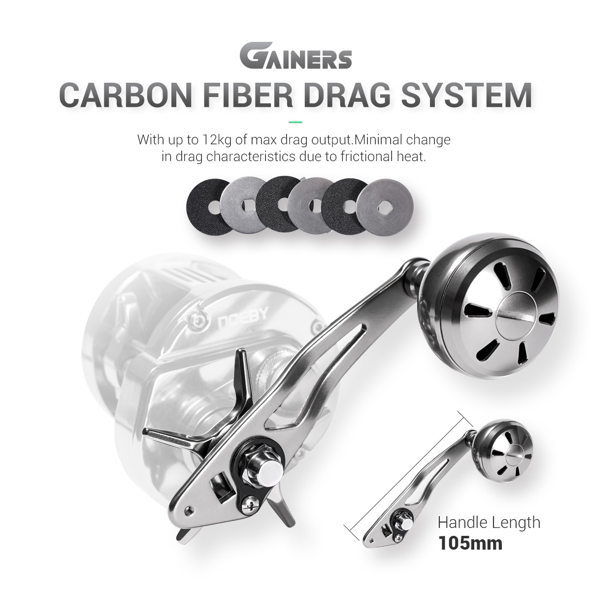 NOEBY Gainers Jigging Reel Met - Daiwa Reel Bg 评论和价格